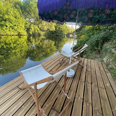 Hébergement de vacances Maison Bord De Sarthe Avec Ponton Privé Idéale 24 Du Mans 6 à 7 Personnes Beaumont-sur-Sarthe